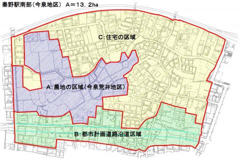 諏訪町区域区分