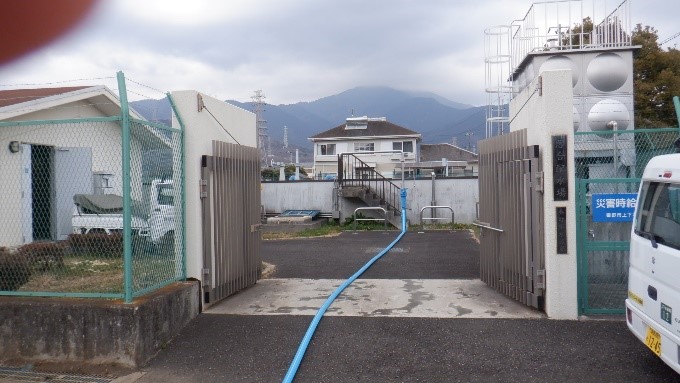 落合配水場の様子
