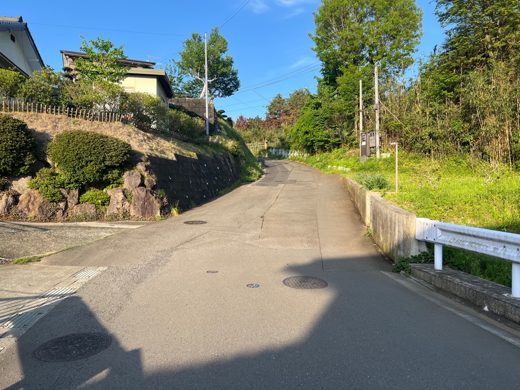 市道５８号線工事前