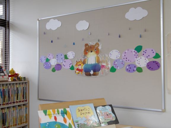 図書室壁飾り