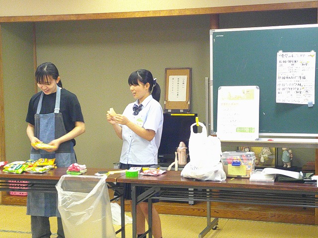 会場準備の様子