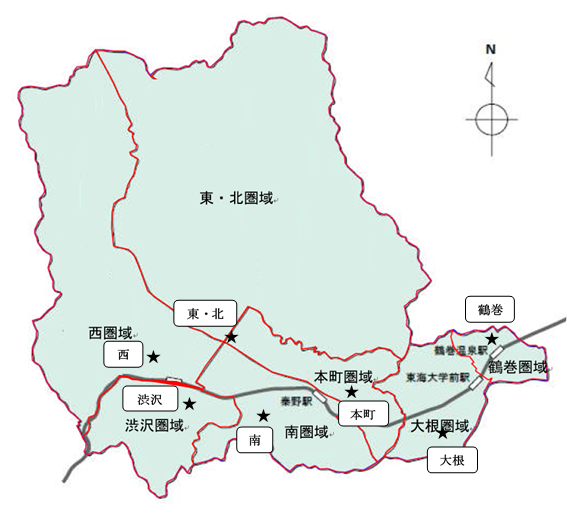 地域高齢者支援センター略図