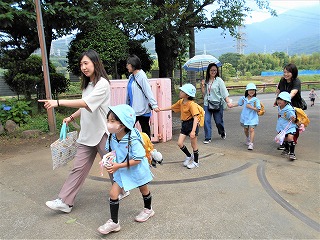 登園の様子