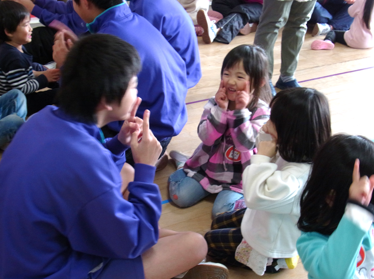 中学生との交流