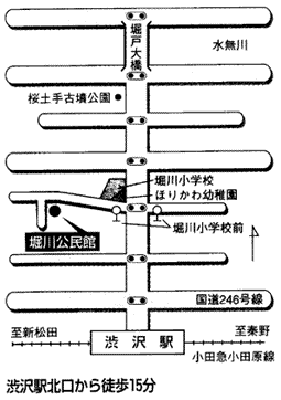 堀川連絡所地図