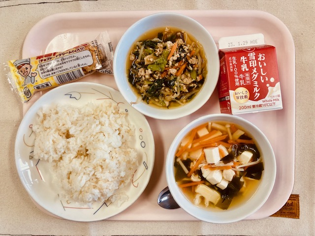 今日の給食