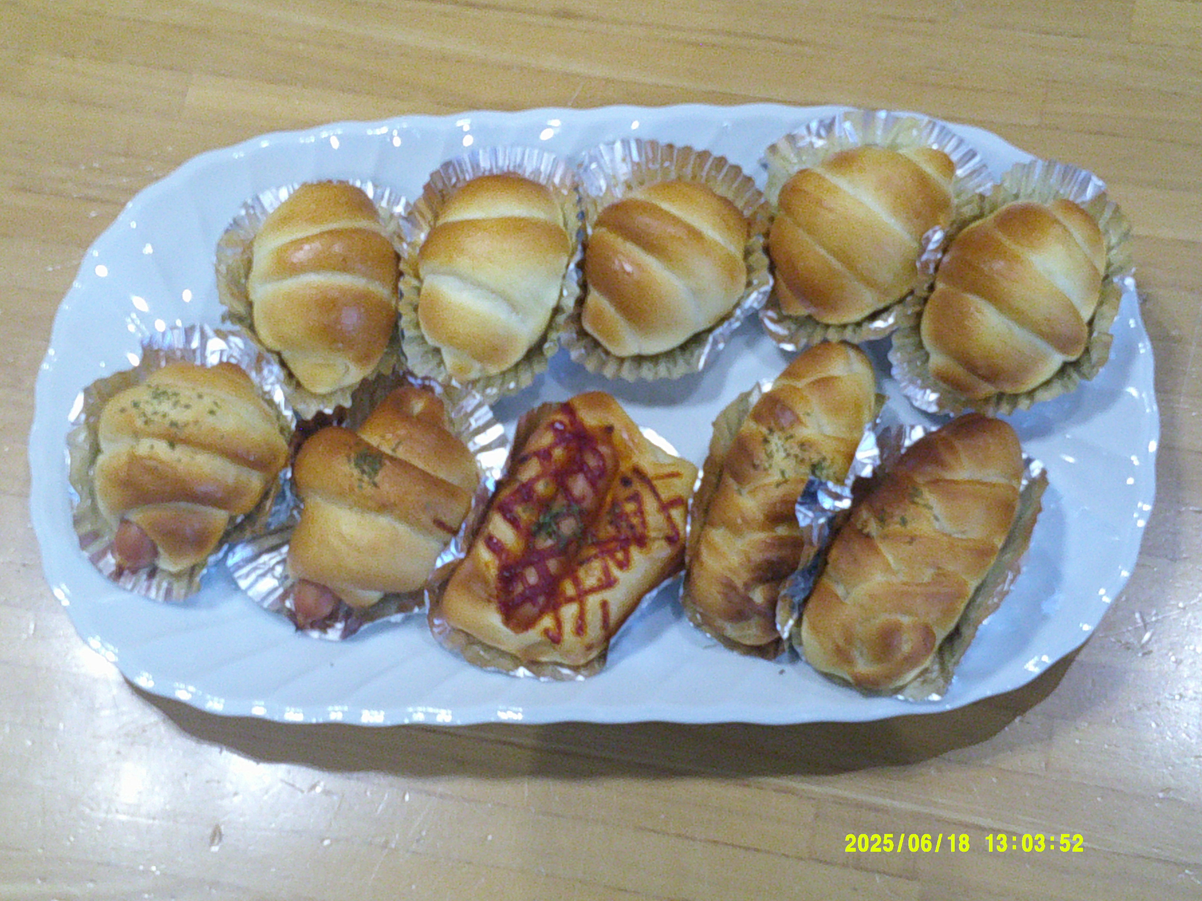 その他のパンの出来上がり写真