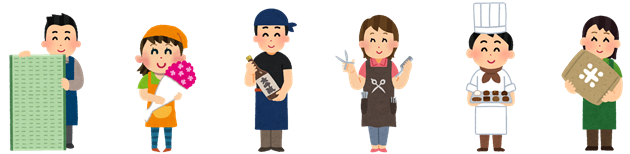 商店主イラスト