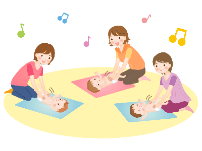 ベビーマッサージイラスト