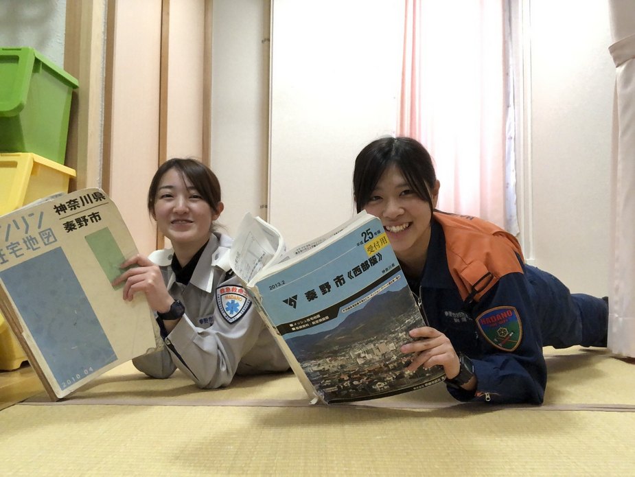 女性消防吏員の写真