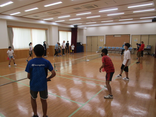 初日の練習