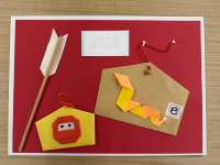 干支の飾り作り