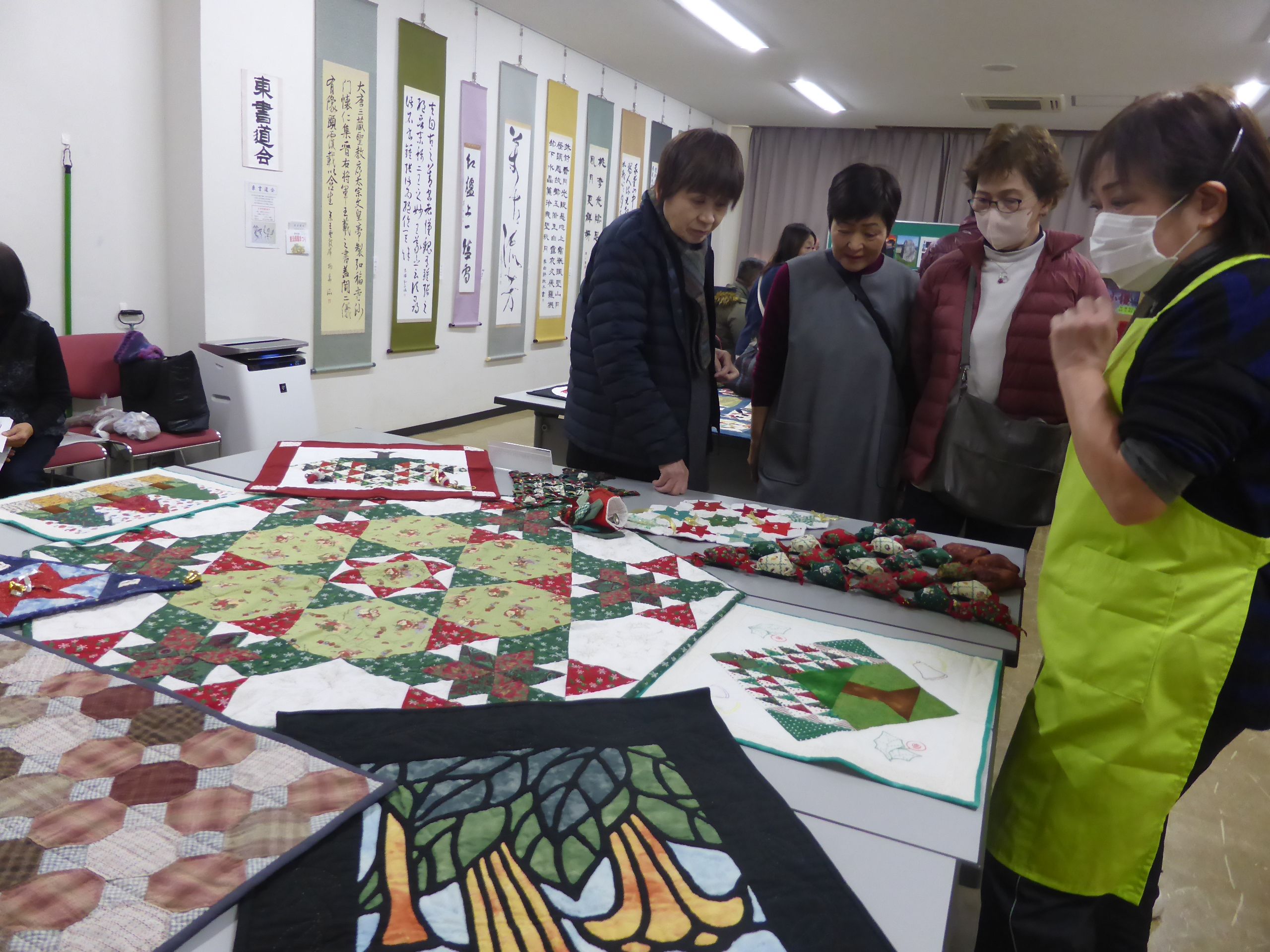 写真：展示の部パッチワークふれんずのパッチワーク作品