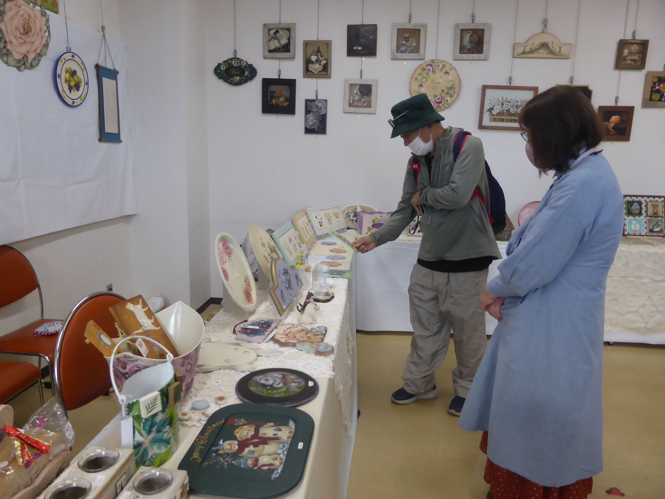 写真：展示の部トールペイントEの作品