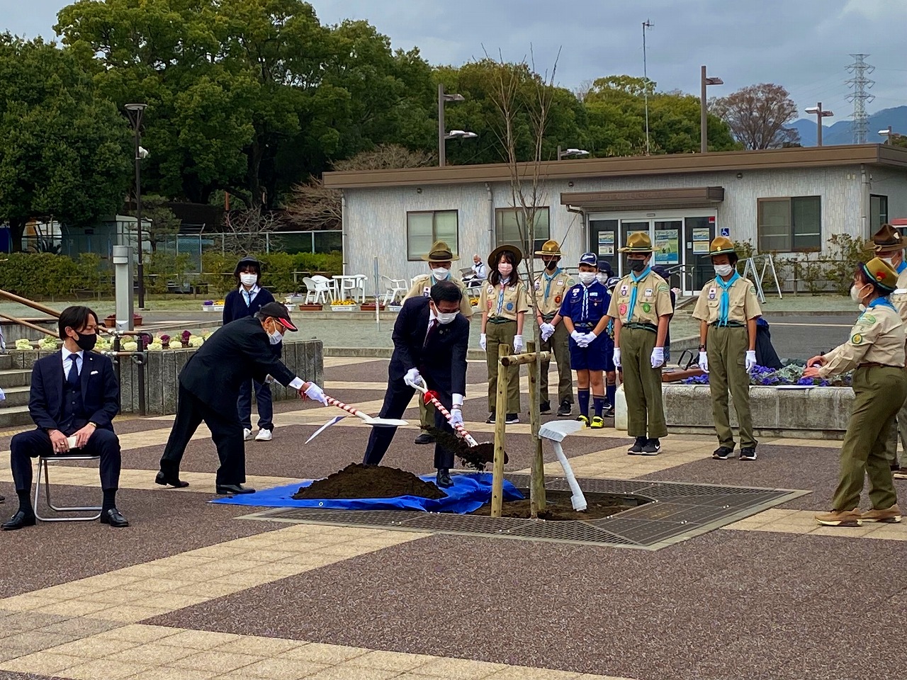 秦野スカウト会創立60周年記念植樹祭