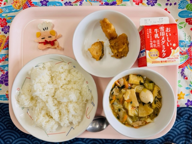 今日の給食