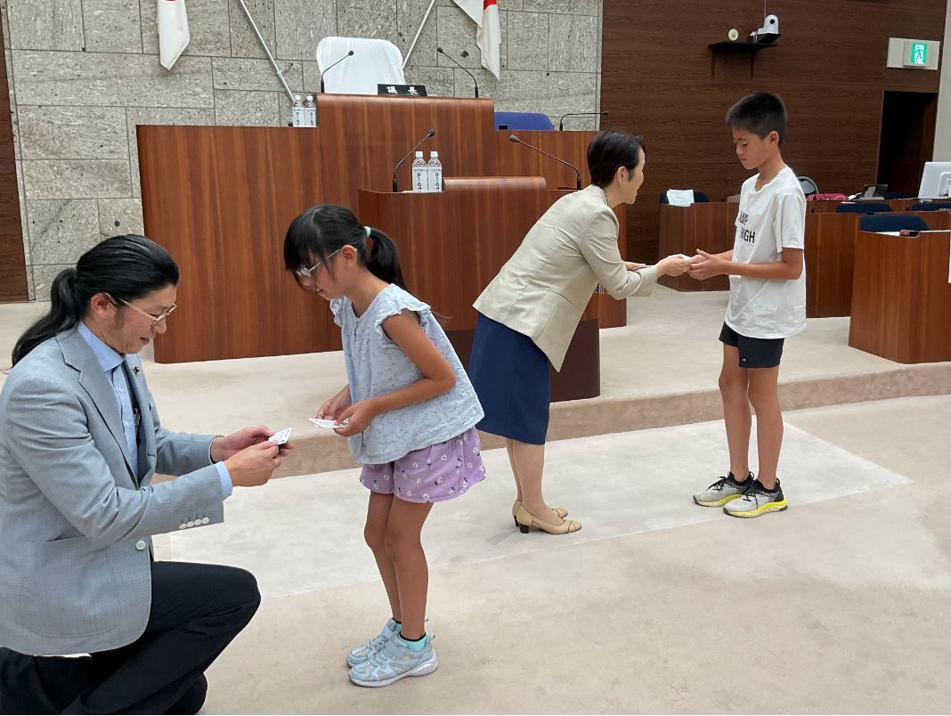 名刺交換の用紙
