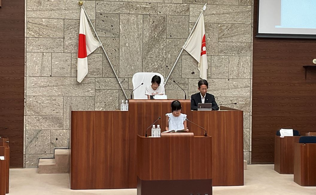 模擬議会の様子の写真1