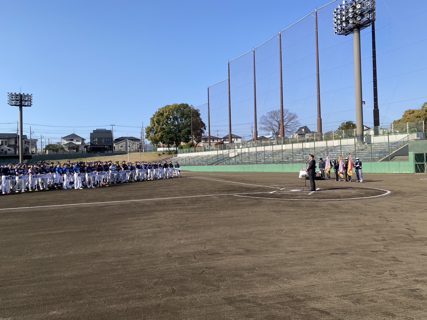 市長杯争奪春季市民野球大会開会式2