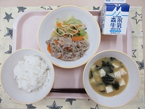 5月17日　給食の写真