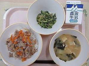 4月26日　給食の写真