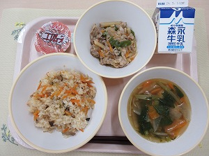 4月24日　給食の写真
