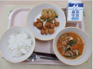 4月22日　給食の写真