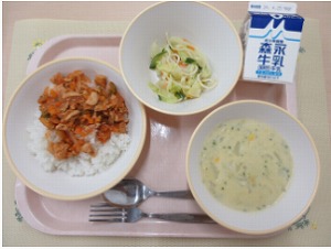 4月19日　給食の写真