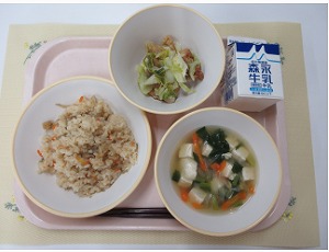 4月15日　給食の写真
