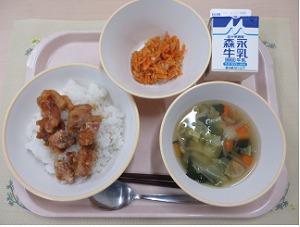 4月9日　給食の写真