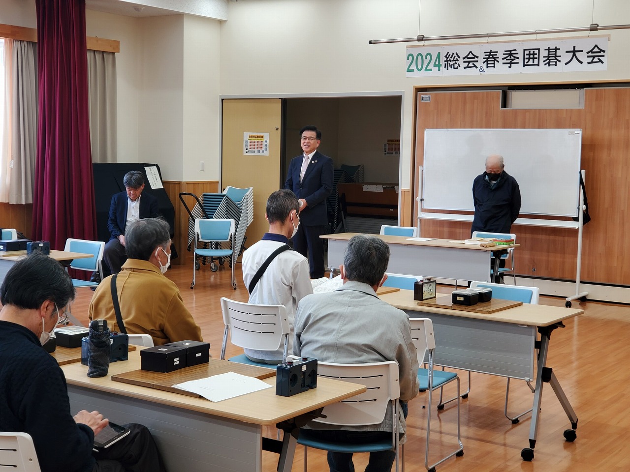 西囲碁文化クラブ定期総会・春季囲碁大会1