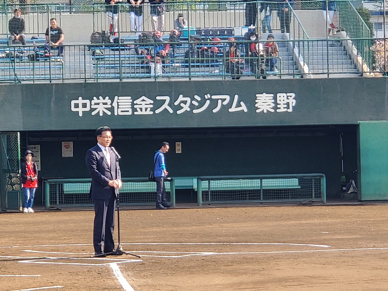 秦野市少年野球連盟春季大会開会式1