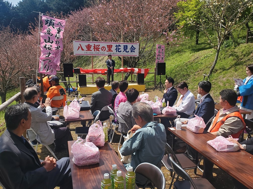 八重桜の里花見会2