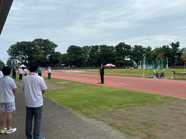 第57回秦野市陸上競技選手権大会開会式