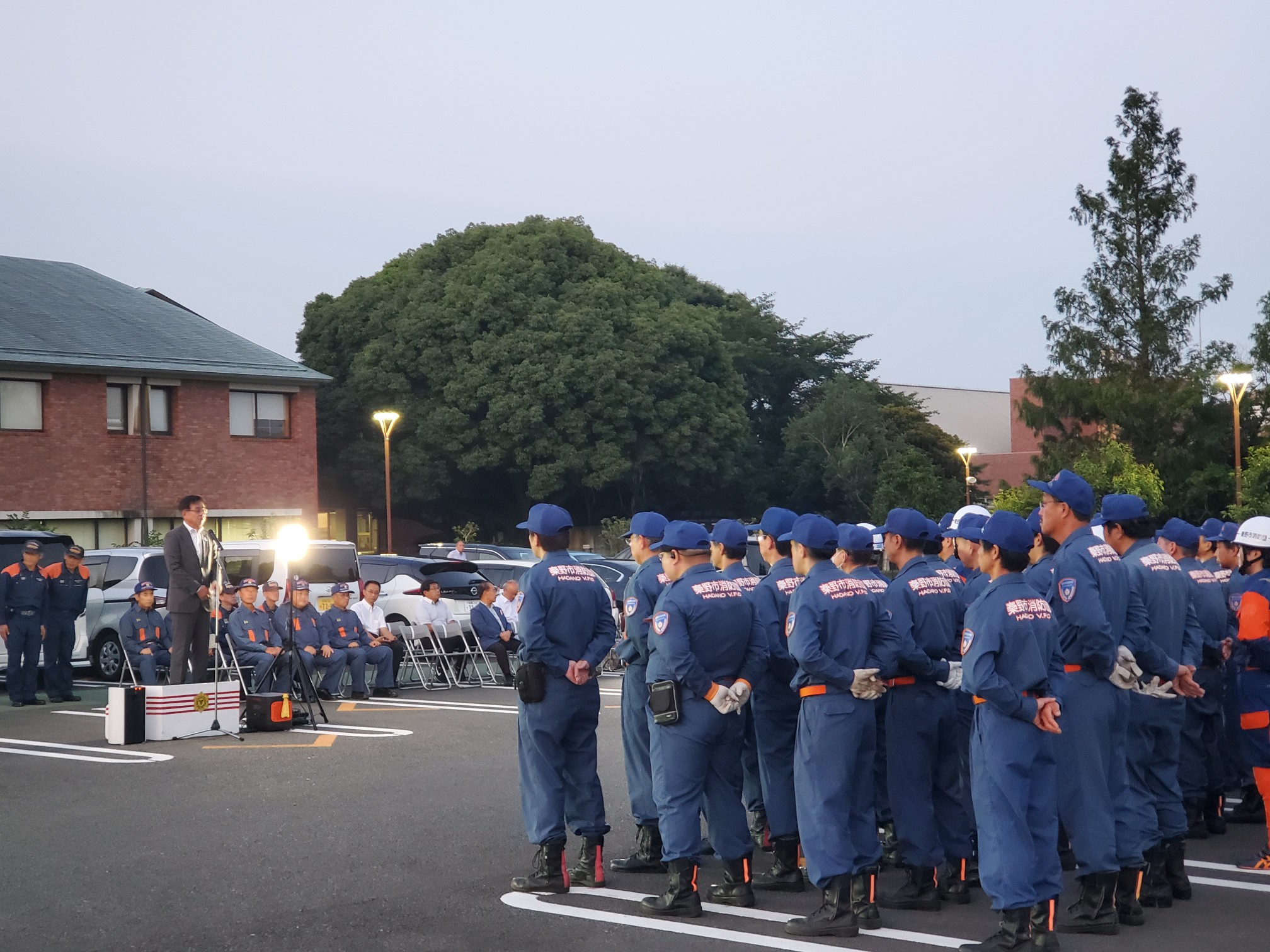 神奈川県消防操法大会激励式2