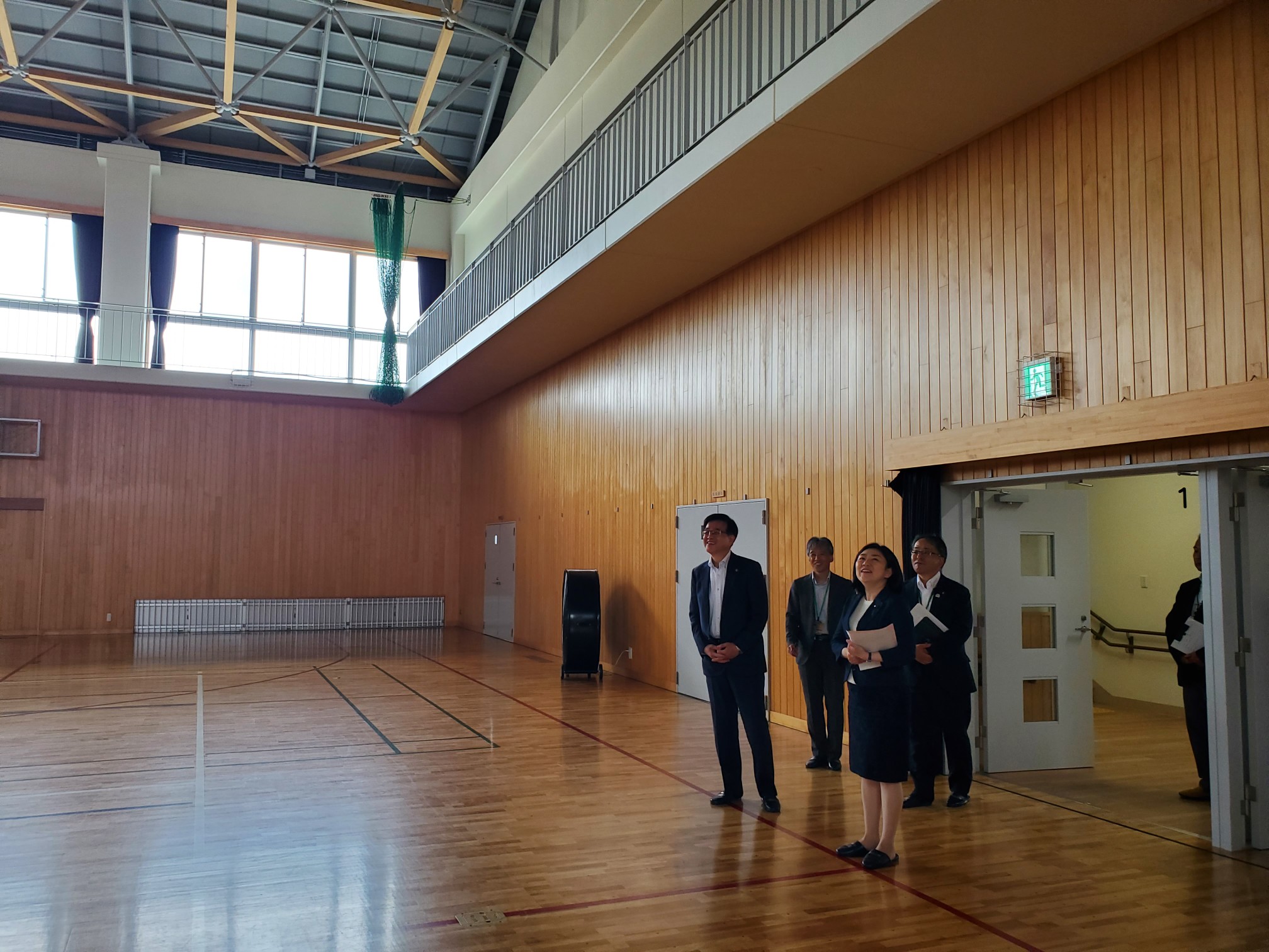 西中学校視察対応3