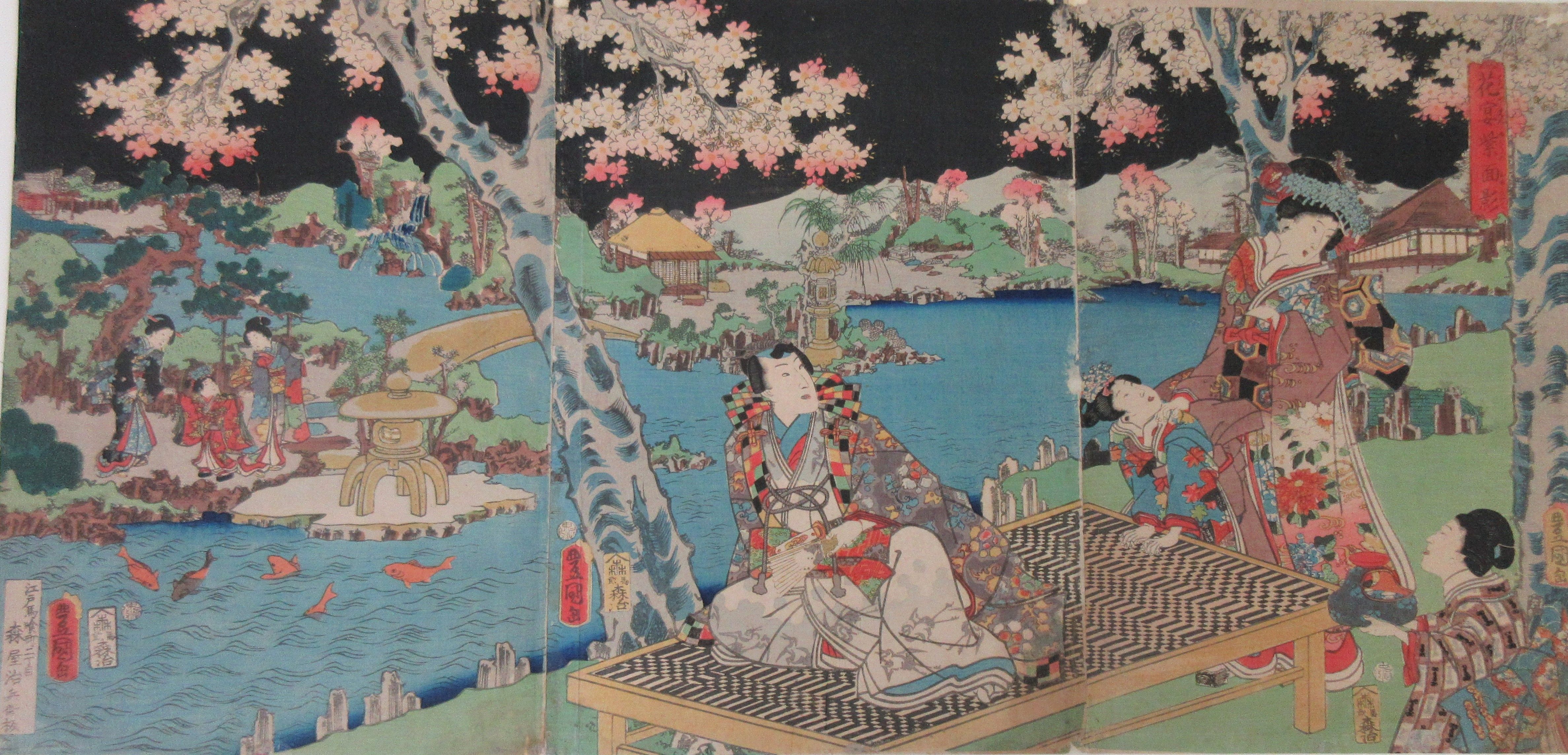 （源氏絵）花宴紫面影