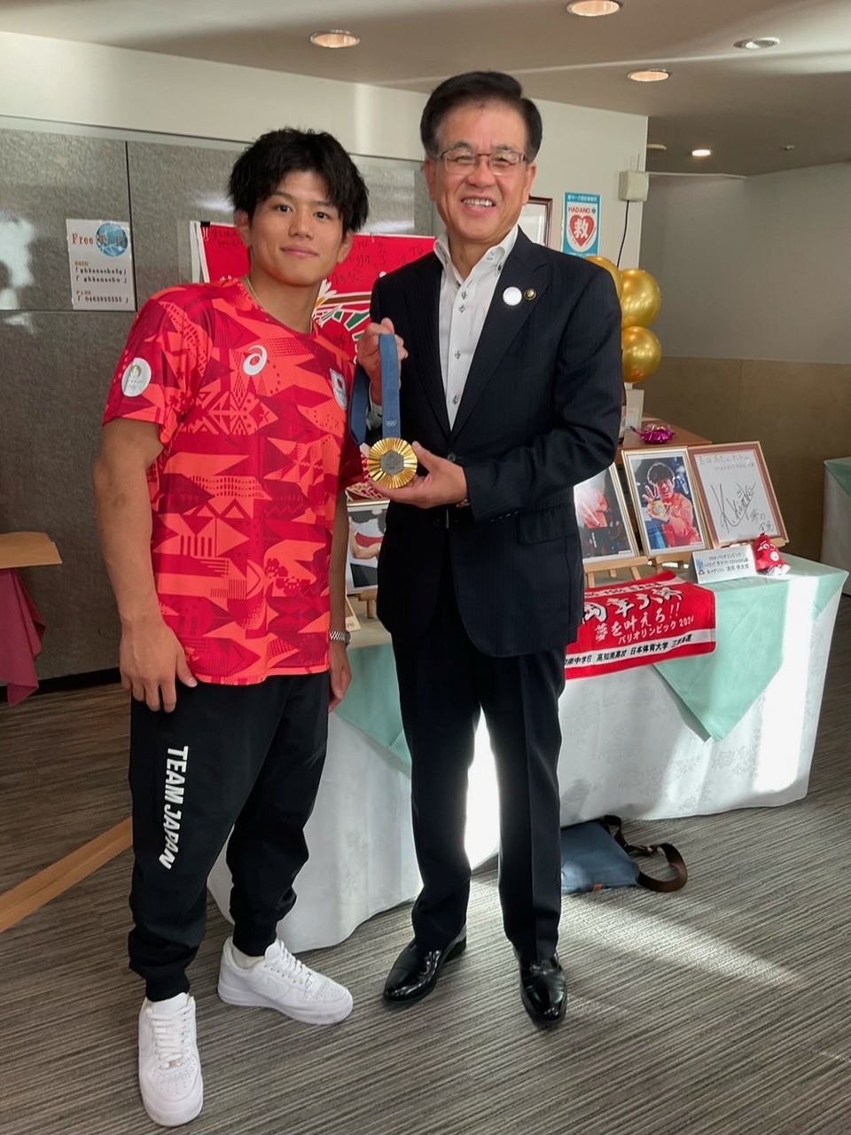 パリオリンピックレスリング金メダリスト・清岡幸大郎選手祝勝会2