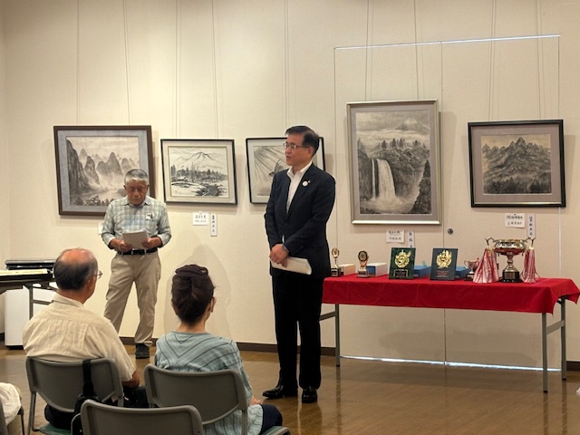 秦野市文化祭・水墨画展表彰式2