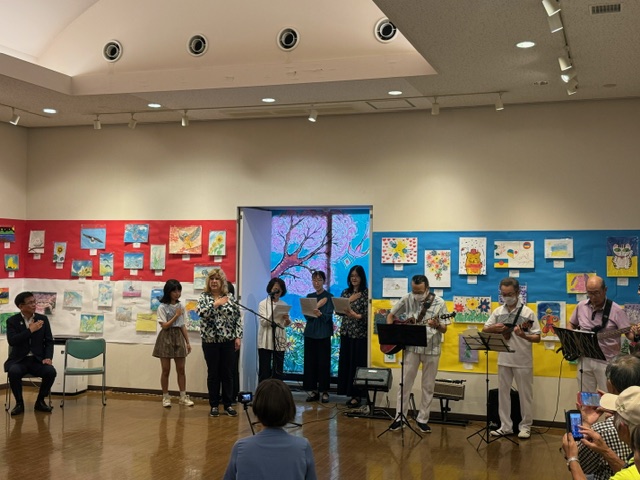 ウクライナ絵画展レセプション1