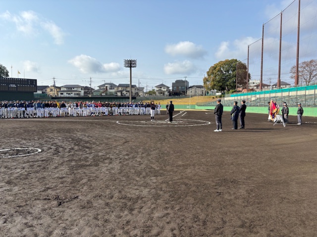 春季市民野球大会開会式写真