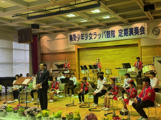 秦野少年少女ラッパ鼓隊定期演奏会写真