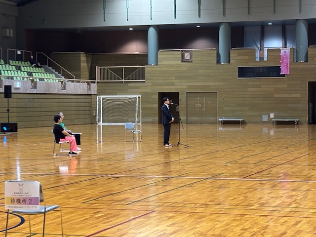 体操フェスティバル挨拶写真