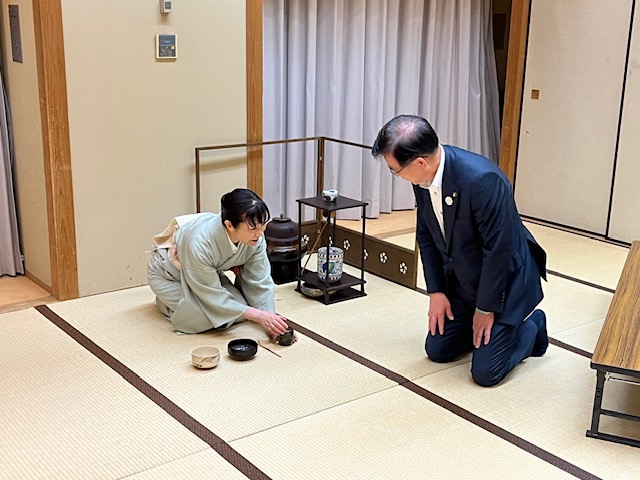 文化振興大会茶席写真