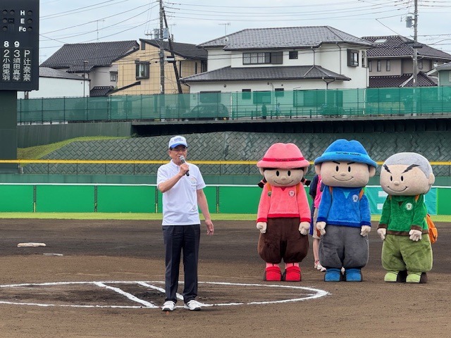 女子ソフトボール大会秦野ラウンド挨拶写真
