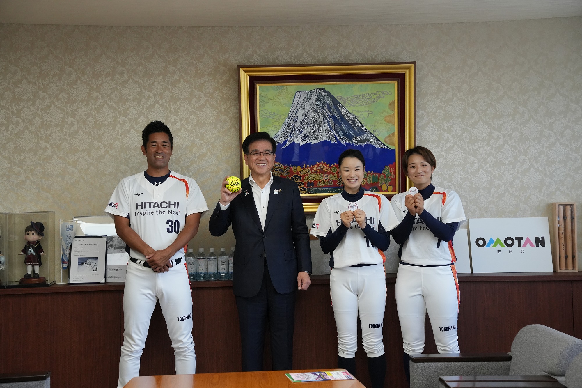 日立サンディーバ表敬訪問写真