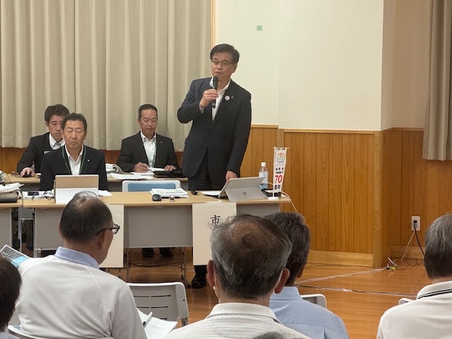 西地区市政懇談会挨拶