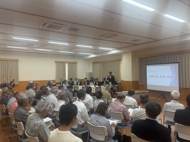 西地区市政懇談会全体の様子