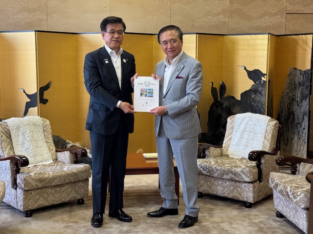 黒岩知事へ要望書提出