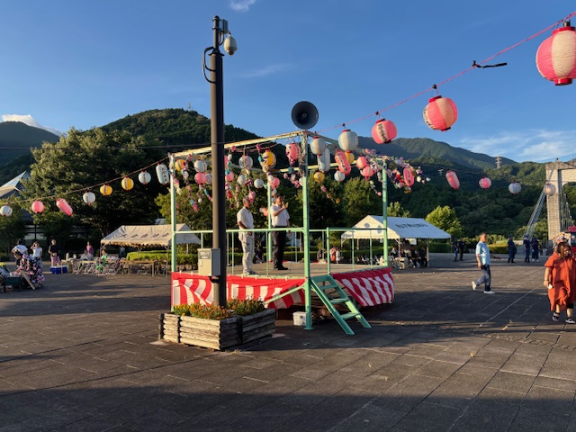 堀山下納涼大会挨拶写真